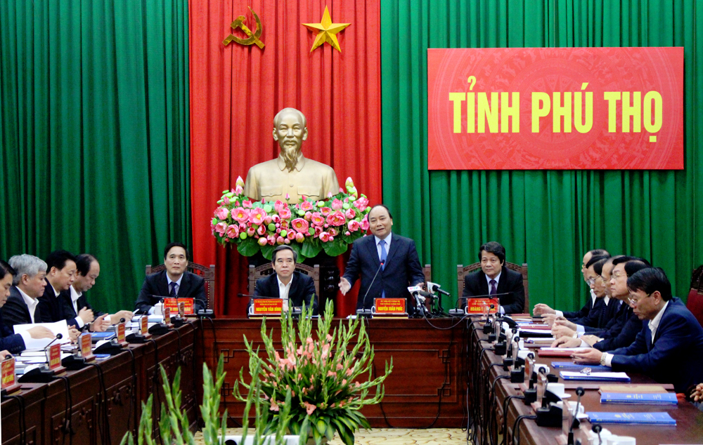 Thủ tướng Chính phủ Nguyễn Xuân Phúc thăm và làm việc tại tỉnh